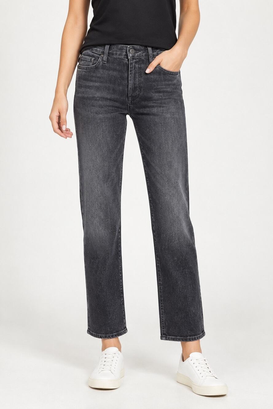 MOTHER The Tomcat Ankle Straight Leg Jeans Black Women’s Size 33